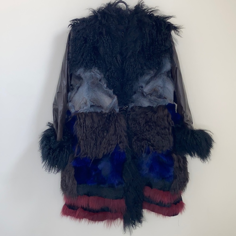 Designer fur coat